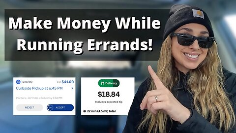 Make Money While Running Errands! | DoorDash, Uber Eats, GrubHub, Walmart Spark Driver Ride Along