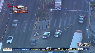 Crash on Las Vegas Boulevard near Mirage
