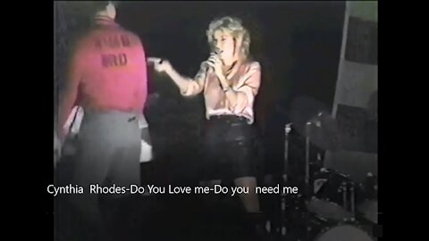 Cynthia Rhodes - Do You Luv me, Do U need me 17 - USO show