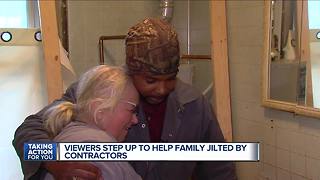 7 Action News viewer steps up to help family jilted by contractor