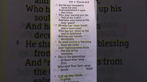 Psalm 24: 3-7 Who May Stand?