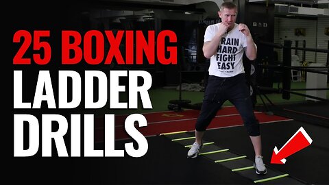 Boxing Footwork Drills with an Agility Ladder Training