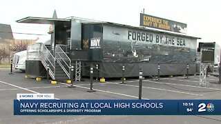 Navy Recruiting at Local High Schools