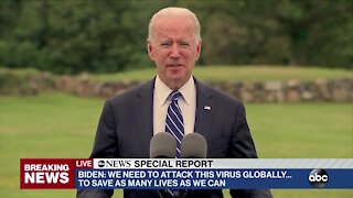 ABC News Special Report: Biden announces plan to donate 500M doses of Pfizer vaccine to global supply