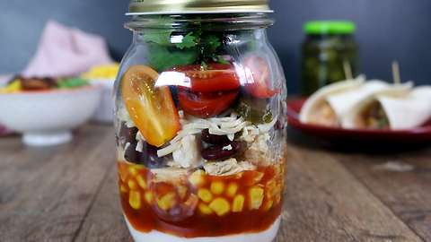 Phenomenal 'Taco in a Jar' recipe