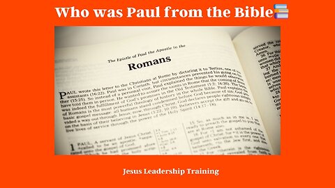 Who was Paul from the Bible 📚