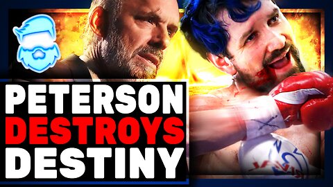 Jordan Peterson BRUTALLY DESTROYS Leftist Destiny Leaving Him Speechless In A Ball On the Floor!