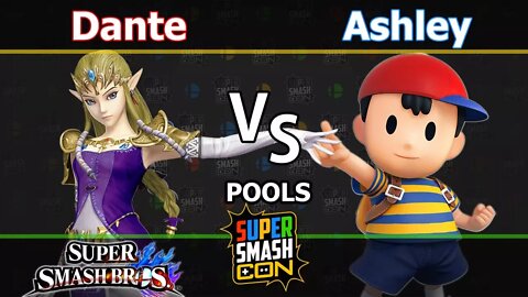 Dante (Zelda) vs. Ashley (Ness) - Wii U Singles Pools - SSC2017