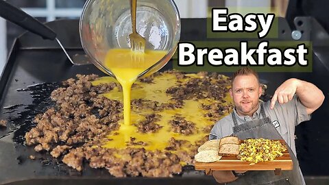 Breakfast Sausage, Eggs and Cheese