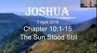 Joshua 10 1-15 the day the sun stood still