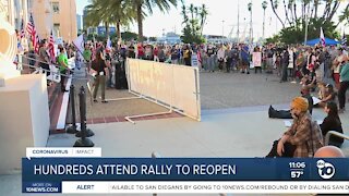 Hundreds attend rally to reopen