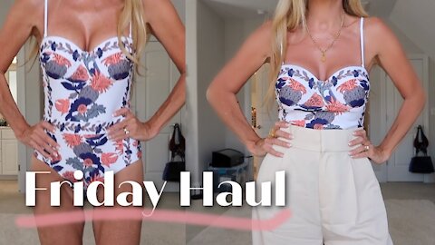 Friday Haul |H&M DVF Home | Shein One Piece Bathing Suit | Vaccination? | Lots of Chit Chat