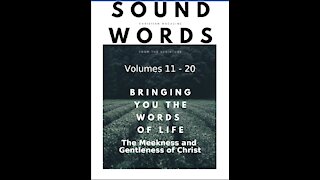 Sound Words, The Meekness and Gentleness of Christ