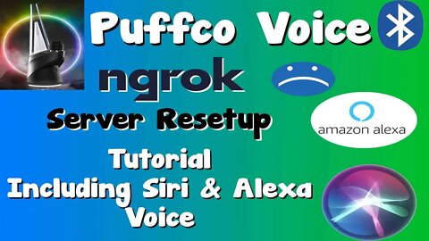 Puffco Voice Setup After Closing NGROK or PC Crash! Puffco Voice Re-setup Tutorial Guide!