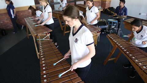 SOUTH AFRICA - Durban - Griffin girls marimba band (Video) (Yc2)