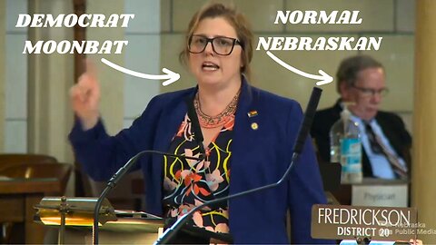 Normal Nebraskan Reacts to Ranting Democrat Moonbat