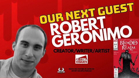 Robert Geronimo - Creator/Writer/Artist for Blood Realm with Alterna Comics.