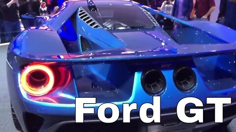 2016 Ford GT at the Detroit Auto Show