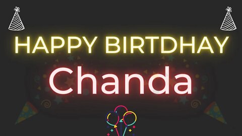 Happy Birthday to Chanda - Birthday Wish From Birthday Bash