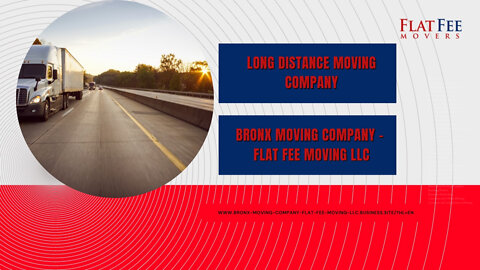 Long Distance Moving Company | Bronx Moving Company - Flat Fee Moving LLC