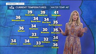 Clouds move in leaving highs in the low 40s Thursday