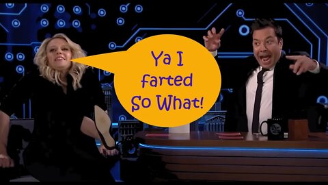 Kate McKinnon Farts Twice On Jimmy Fallon