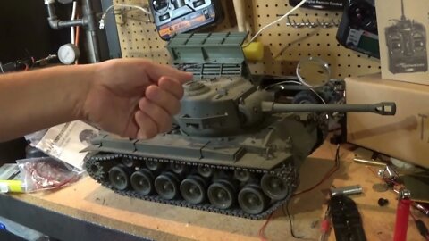 Heng Long 1/16 M26 Pershing Recoiling Airsoft Turret Build (Part 1)