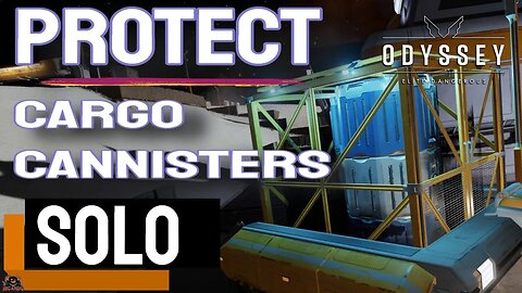 Frantic Protect Cargo Cannisters Mission SOLO - Elite Dangerous Odyssey