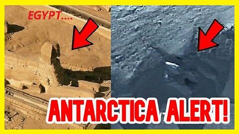 ANTARCTICA ALERT - FULLY INTACT FROZEN EGYPTIAN SPHINX NOW DISCOVERED