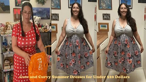 Cute and Curvy Summer Dresses for Under $20 Dollars: Temu Shopping Haul