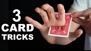 3 VISUAL Card Tricks Anyone Can Do | Revealed