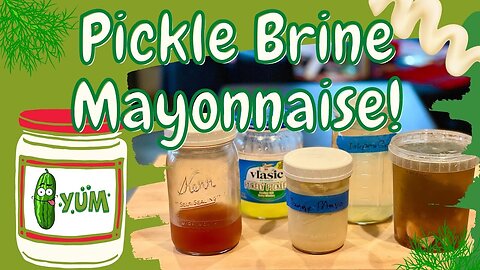 Pickle Brine Mayo - Is This the Ultimate Keto Condiment?