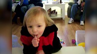 Babies LOVE Halloween Candy!