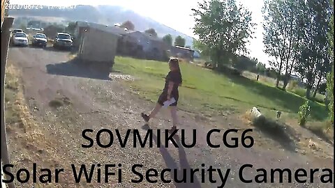 SOVMIKU CG6 Solar WiFi Security Camera