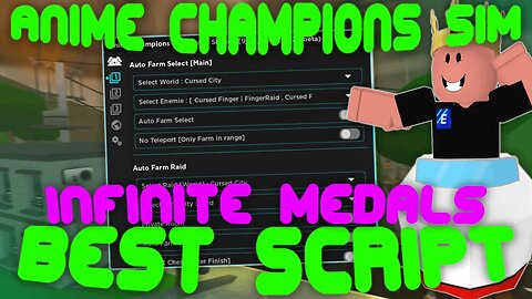 (2023 Pastebin) The *BEST* Anime Champions Simulator Script! INF Tokens/Rerolls and Fast Hatch!