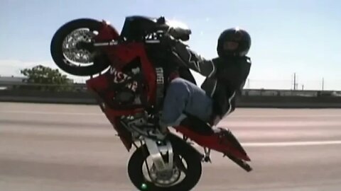 60+ MPH Motorcycle Wheelies! - Whacked Out TV