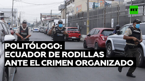 Politólogo: "Ecuador se encuentra de rodillas ante el crimen organizado"