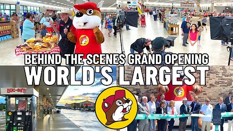 Behind The Scenes Grand Opening Of The World's Largest Buc-ee's | Sevierville Tennessee