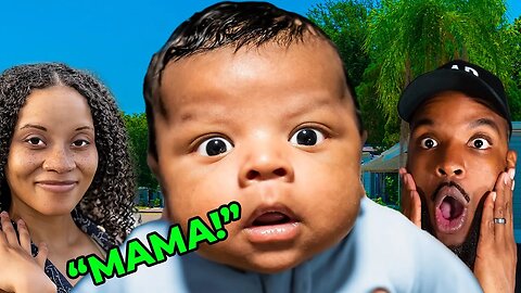 😱 Our Newborn Says His First Word! (7-weeks)