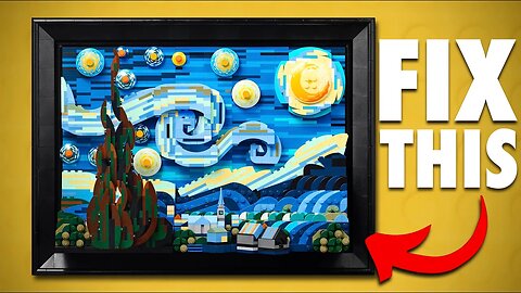HOW I FIXED The LEGO Ideas The Starry Night (21333) Van Gogh