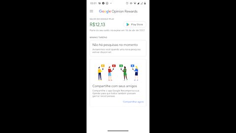 Renda Extra com Google Opinion