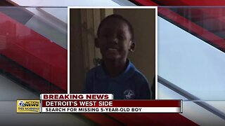 Search for missing 5-year-old on Detroit's west side