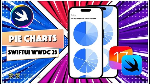 SwiftUI Charts update in WWDC 23 - Pie Chart - Donut Chart