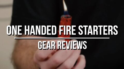 One Handed Fire Starters from Exotac