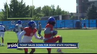 Ticket sales down for Boise State Football