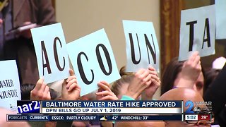 Baltimore water rate hike approved by board