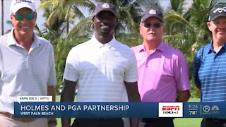 Santonio Holmes giving back through golf