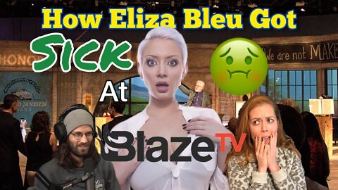 Eliza Bleu got SICK at Glenn Beck's Blaze TV Studios in Texas! With Chrissie Mayr & Adam Crigler