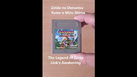 Zelda no Densetsu Yume o Miru Shima The Legend of Zelda Link's Awakening for the Game Boy