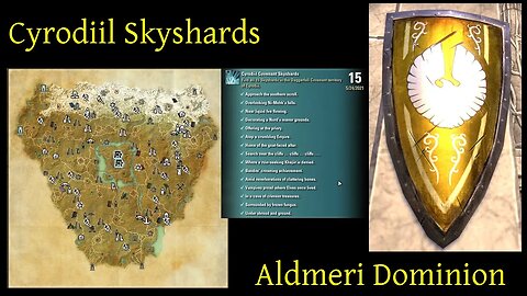 Cyrodiil Skyshard Locations [AD Aldmeri Dominion version]